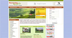 Desktop Screenshot of homestaykerala.com